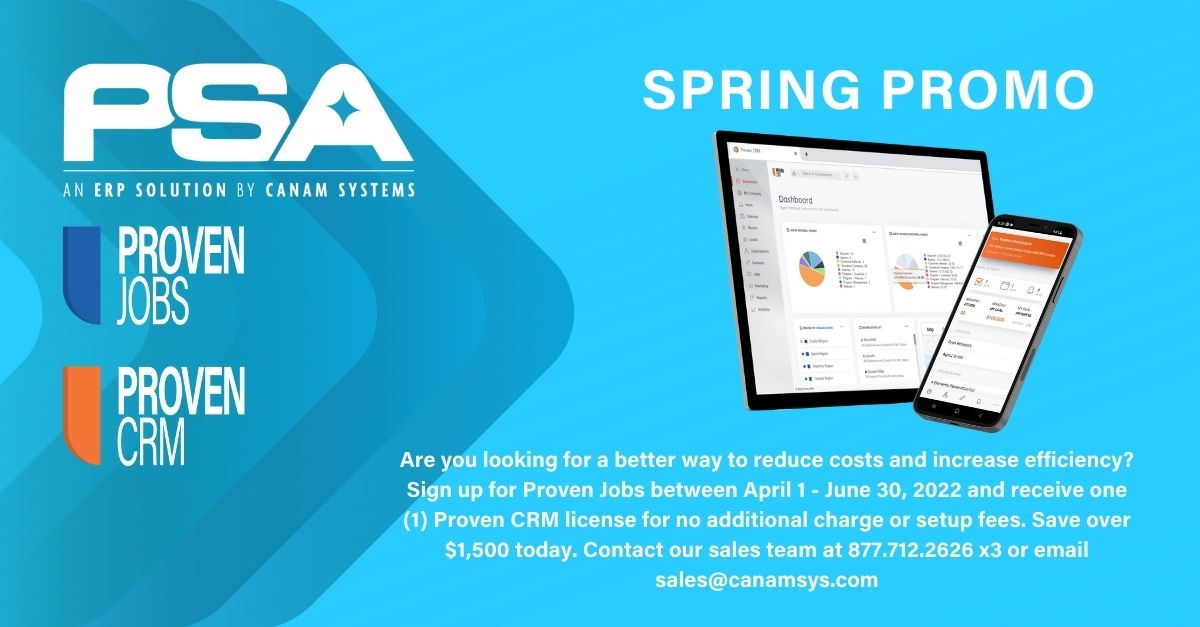 Spring Promo on Proven Software Applications for Restoration Contractors